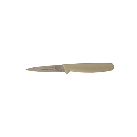 Omcan 3 1/4-inch Paring Knife with White Polypropylene Handle - 25 / CS - 11539