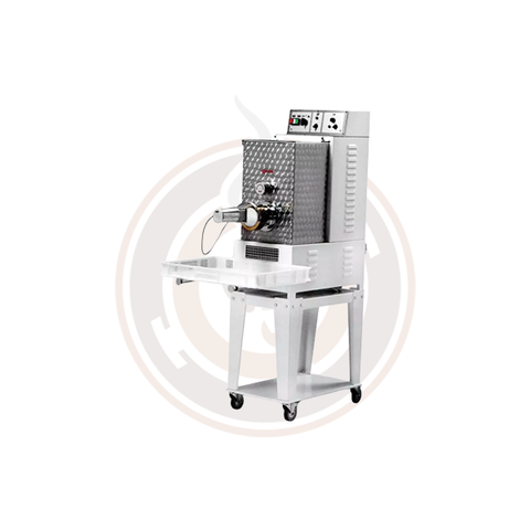 Omcan 1 HP Floor Model Heavy-Duty Pasta Machine with 13 lbs. Tank Capacity - 13397
