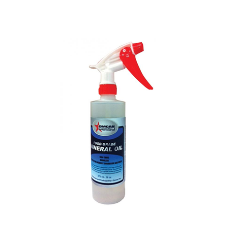 Omcan 473 mL Mineral Oil with One Sprayer Included - 2 / CS - 39115