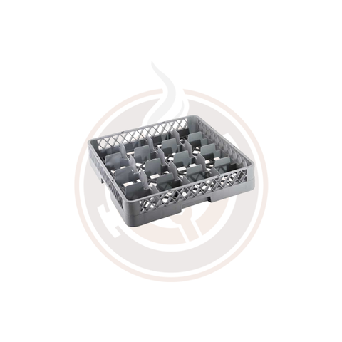 Omcan Dishwasher Glass Rack - 16 Compartment - 43501