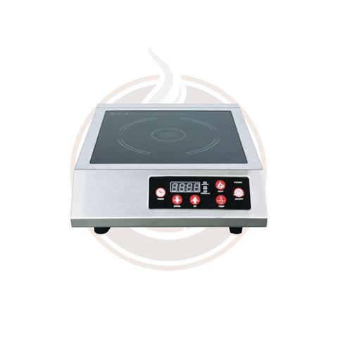 Omcan 1.8 kW Stainless Steel Commercial Countertop Induction Cooker - 44415