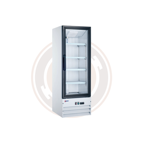 Omcan 22-inch Single Door Glass Refrigerator - 50033