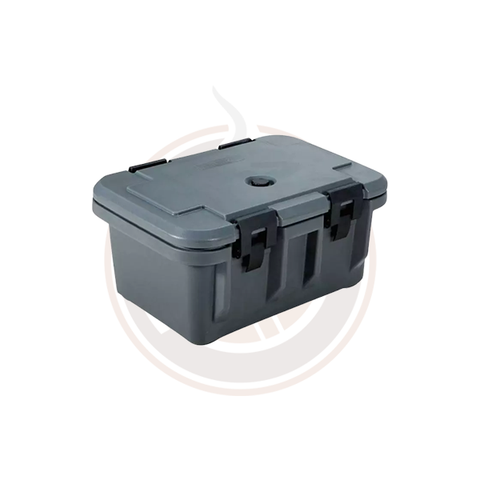 Omcan Gray Insulated Food Pan Carrier - 8.5" Depth - 80162