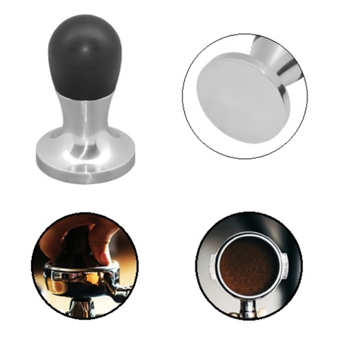 Krome Round Handled Krometamp Coffee Tamper 58mm Krome Round Handled Krometamp Coffee Tamper 58mm