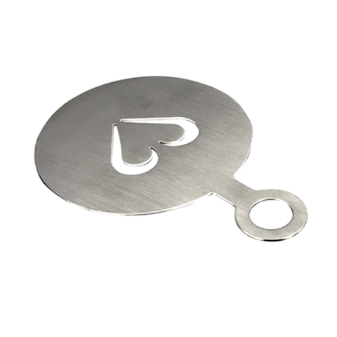 Krome Barista Stencils Stainless steel 6 Pcs set Krome Barista Stencils Stainless steel 6 Pcs set