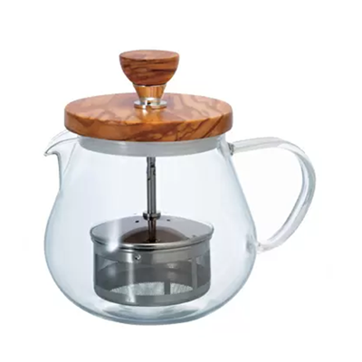 Hario Pull-up Tea Maker "Teaor Wood" 450ml Hario Pull-up Tea Maker "Teaor Wood" 450ml