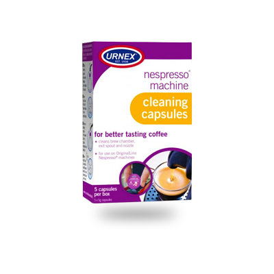 Nespresso cleaning capsules top