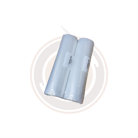 Omcan 7" x 200" Embossed Vacuum Packaging Bag for Light Duty Commercial Vacuum Packaging Machines - 2 rolls per box (10 case) - 10236