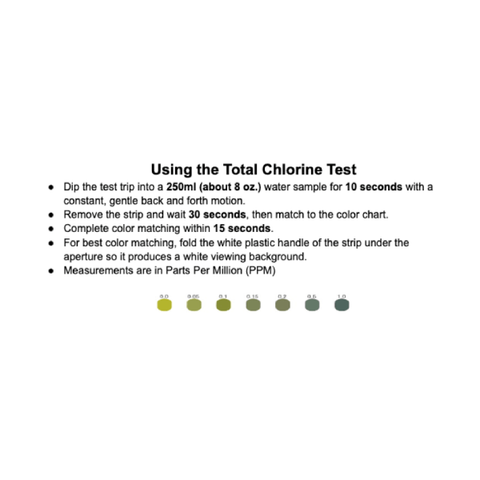 Vivreau water test strips chloride - 1054400