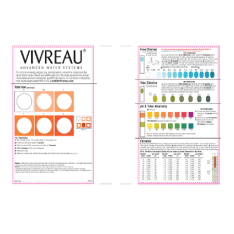 Vivreau water test strips chloride - 1054400