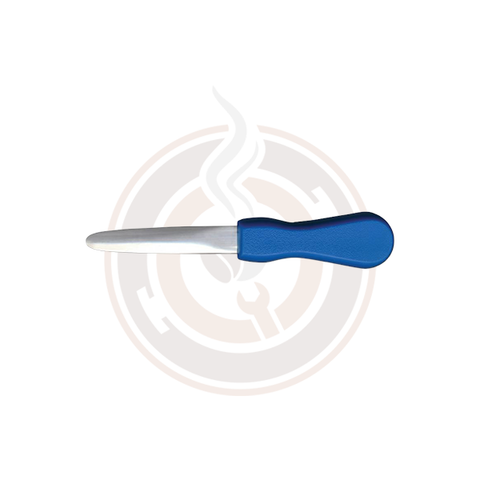 Omcan 3 3/4-inch Oyster Knife with Blue Handle (20/case) - 11523