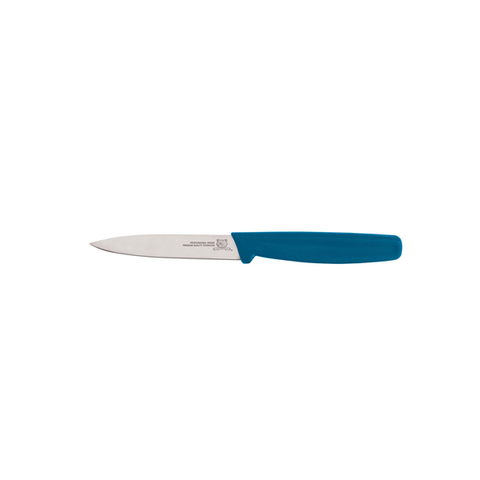 Omcan 3 1/4-inch Paring Knife with Blue Polypropylene Handle - 25 / CS - 11535
