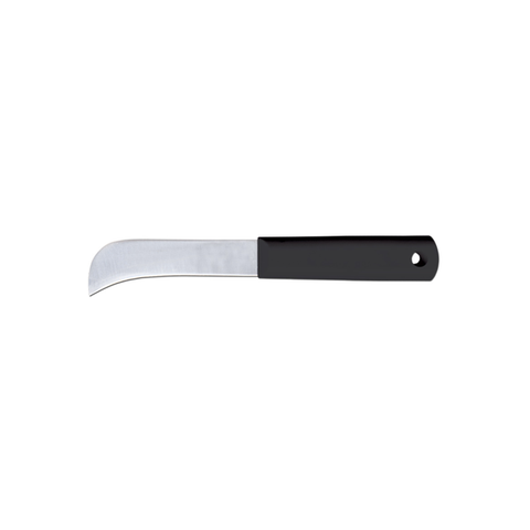 Omcan 3 1/4-inch Lettuce Knife with Black Polypropylene Handle - 25 / CS - 12372
