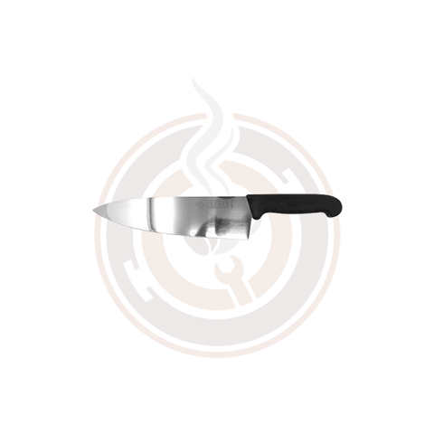 Omcan 10-inch Medium Cook Knife with Black Super Fiber Handle - 12861