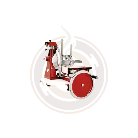 Omcan 12-inch Diameter Blade Manual Volano Slicer with Standard Flywheel - 13634