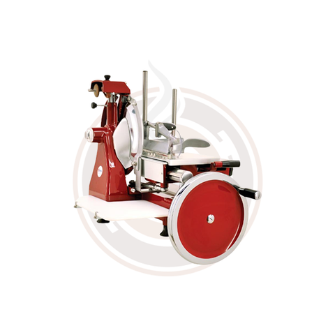 Omcan 14-inch Diameter Blade Manual Volano Slicer with Standard Flywheel - 13639