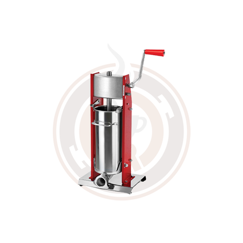 Omcan Elite Series Vertical Two-Speed Gear-Driven Manual Sausage Stuffer with 11 lb. capacity - 13733