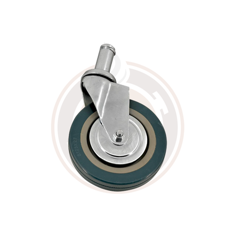 Omcan 5-inch Wire Shelf Post Industrial Caster without Brake (4/case) - 14460