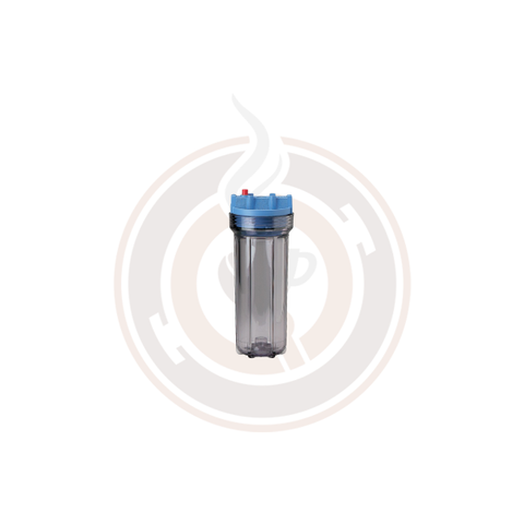 Pentek Slim line housing 3/8" 10" clear/blue - 158007