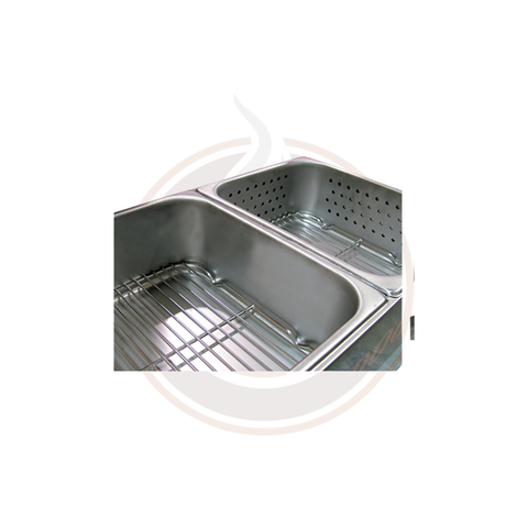 Omcan Stainless Steel Hotdog Steamer and Bun Warmer - 17133