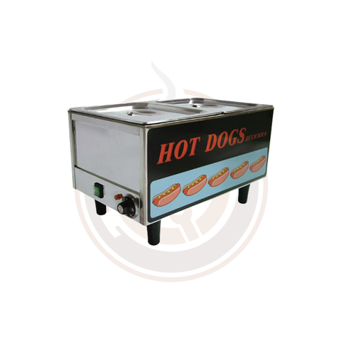 Omcan Stainless Steel Hotdog Steamer and Bun Warmer - 17133