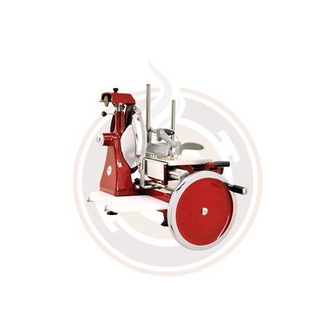 Omcan 10-inch Diameter Blade Manual Volano Slicer with Standard Flywheel - 20013