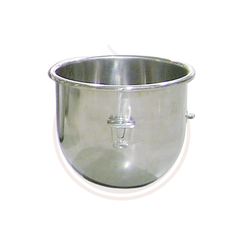 Omcan 20 QT Stainless Steel Light Gauge Mixer Bowl for Hobart Mixers - 23509