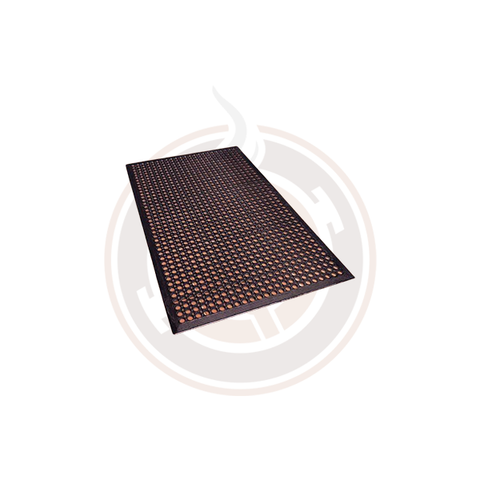 Omcan Black Anti-Fatigue Mat - 36" x 60" - (5/case) 23584
