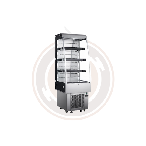 Omcan 24-inch Open Refrigerated Floor Display Case with 8.9 cu. ft. capacity - 25825