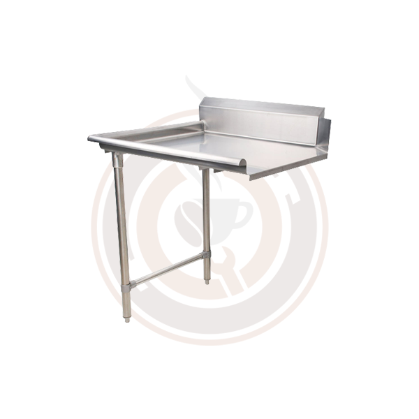 Omcan 26-inch Stainless Steel Clean Dish Table - Left Side - 28472 ...