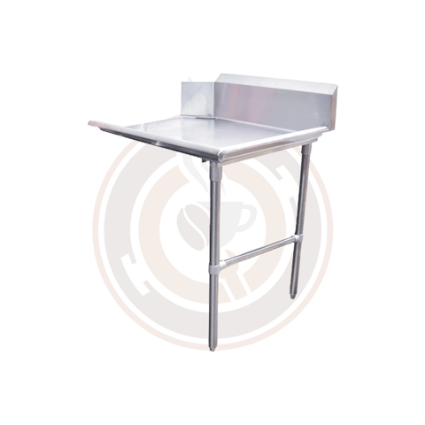 Omcan 26-inch Stainless Steel Clean Dish Table - Right Side - 28473