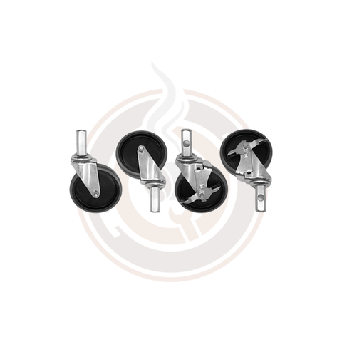 Omcan 4.75" Light Duty Bun Pan and Lug Rack Casters (2/case) - 31431