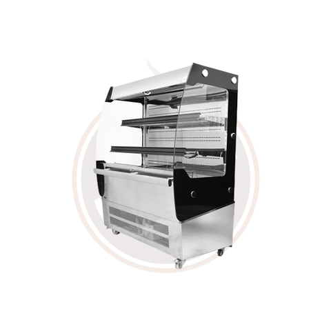 39-inch Open Refrigerated Floor Display Case with 200 L capacity