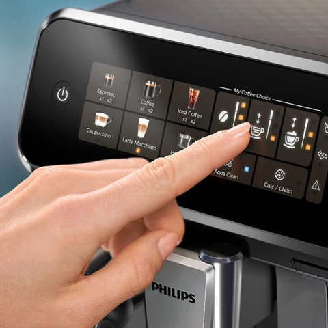 Philips - 3300 LatteGo Fully Automatic Espresso + Iced Coffee Machine - EP3347/90
