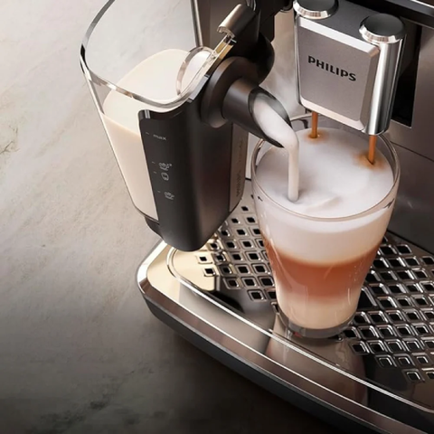 Philips - 3300 LatteGo Fully Automatic Espresso + Iced Coffee Machine - EP3347/90