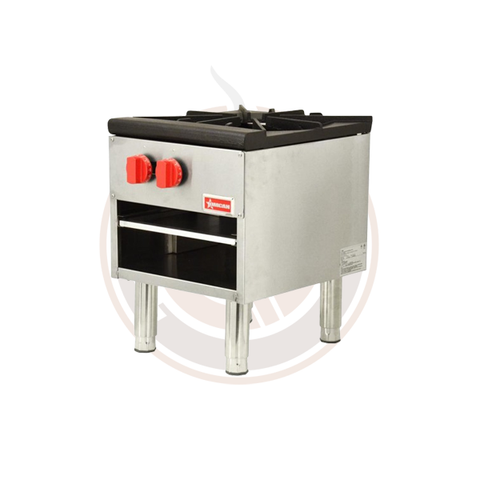 Omcan Single Burner Stock Pot Range 100,000 BTU - Natural Gas with LP Conversion Kit - 37525