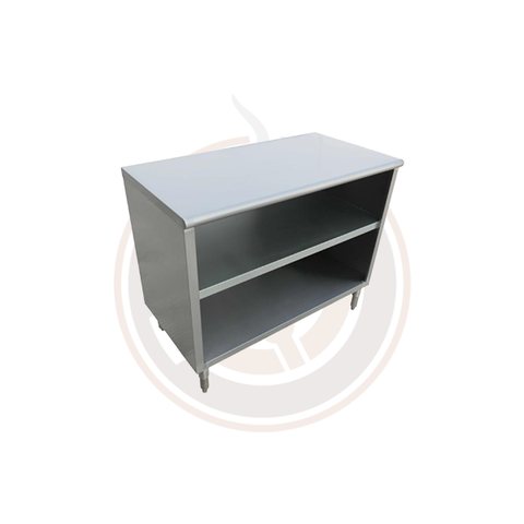 Omcan 15" x 48" Dish Cabinet - 304 Stainless Steel, 18-Gauge, Welded - 38029