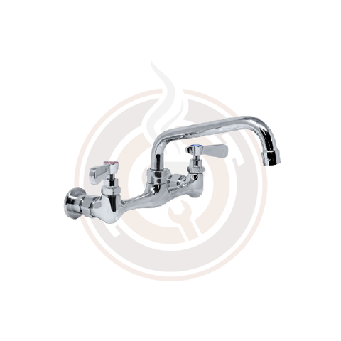 Omcan Splash Mounted 8" Spout Faucet for 18″ x 18″ – One Tub Sinks 39255