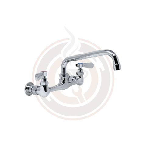 Omcan Splash Mounted 10" Spout Faucet for 18″ x 18″ / 18″ x 21″ – One and Two Tub Sinks and Three Tub Space Saver Sinks 39256