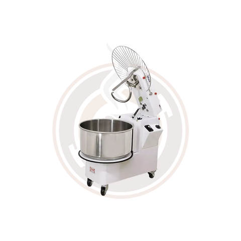 Omcan Heavy-duty Spiral Dough Mixer With Fixed Head And Bowl - 41548