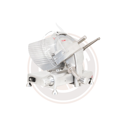 Omcan 12-inch Belt-Driven Meat Slicer with Blade Locker - 41712
