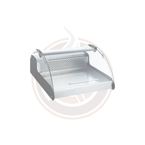 Omcan 27-inch Curved Glass Countertop Refrigerated Display with 118 L capacity - 43074