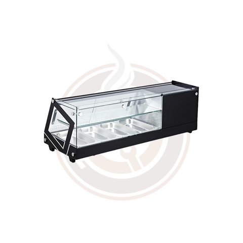 45-inch Sushi Showcase with Flat Glass with 44 L Capacity