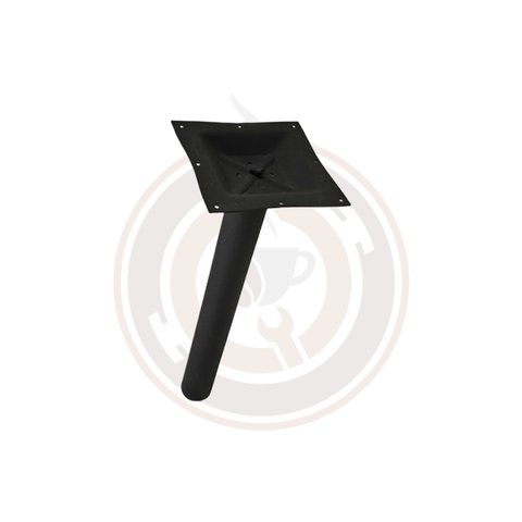 Omcan 4.5" Diameter Square Top Spider for Bar Height Black Column - 40" (4/case) - 43510