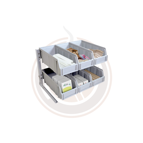 Omcan Plastic Condiment Organizer - 43642