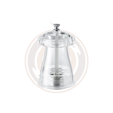 Omcan Pepper Mill - Acrylic Resin / Crystal Shape (5/case) - 10 cm - 43682