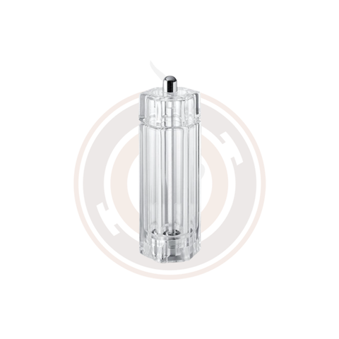 Omcan Pepper Mill - Acrylic Resin / Diamond Shape (5/case) - 15 cm - 43683