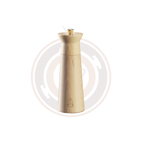 Omcan Pepper Mill - 15 cm (Beech Wood Light) (2/case) - 43687
