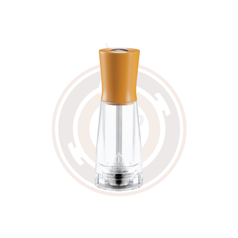 Omcan Tosca Salt Mill - 15 cm - Orange Beech (2/case) - 43700
