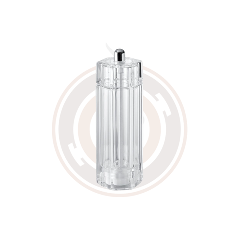 Omcan Salt Mill - Acrylic Resin / Diamond Shape - 15 cm (4/case) - 43704
